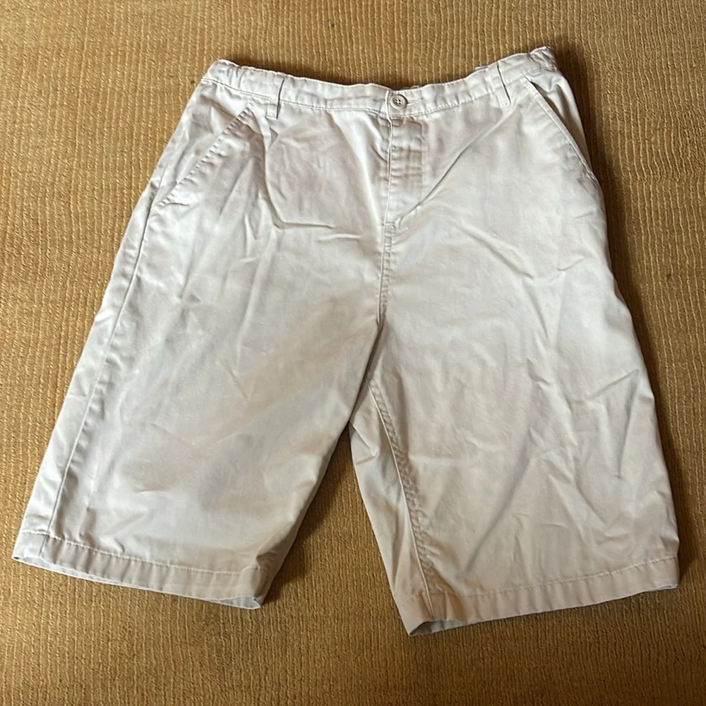 Old Navy Uniform khaki shorts with adjustable waist band. 18 Husky. (3 pairs)